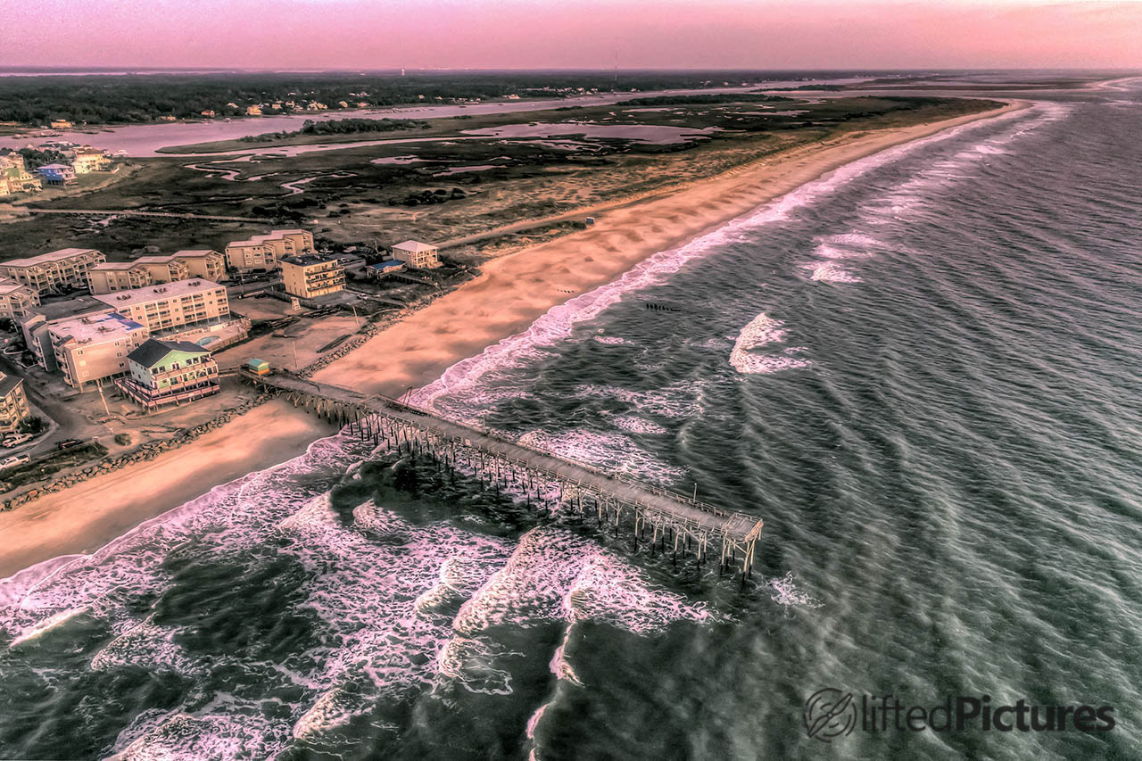 Carolina Beach Pier North fine art print