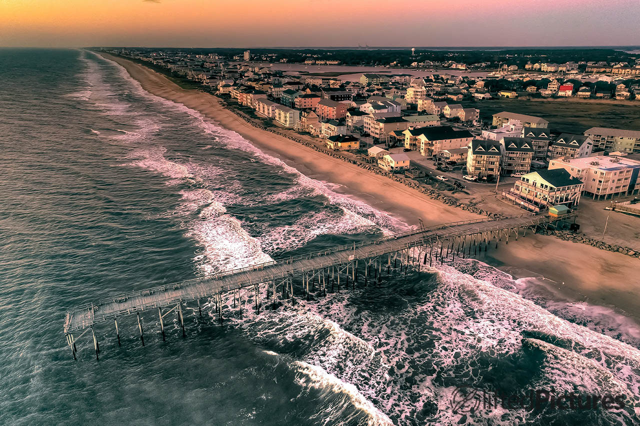 Carolina Beach Pier South fine art print