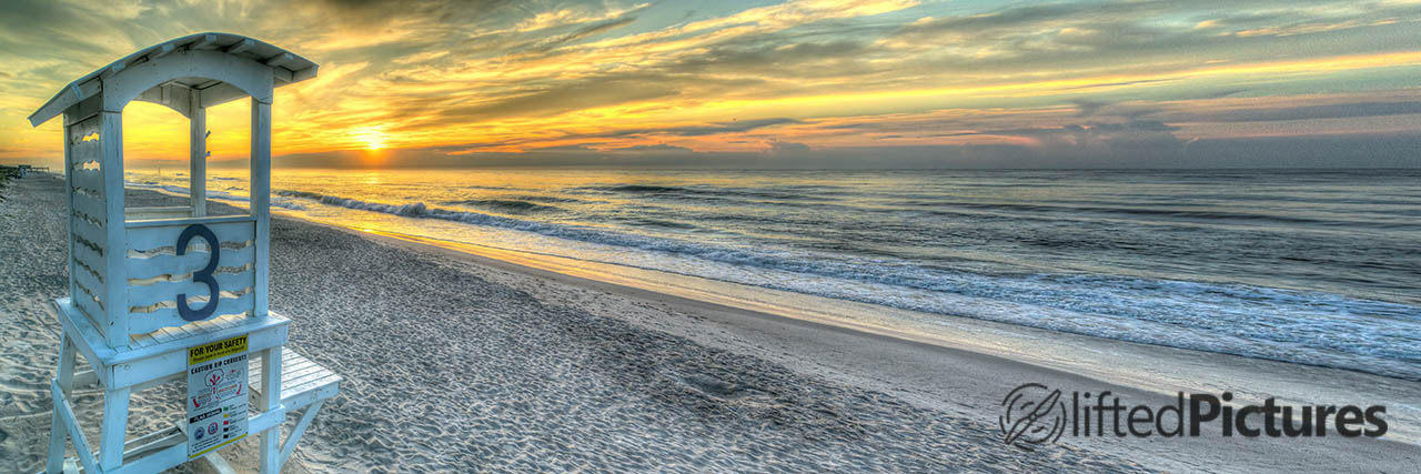 Three Sunrise Panorama fine art print