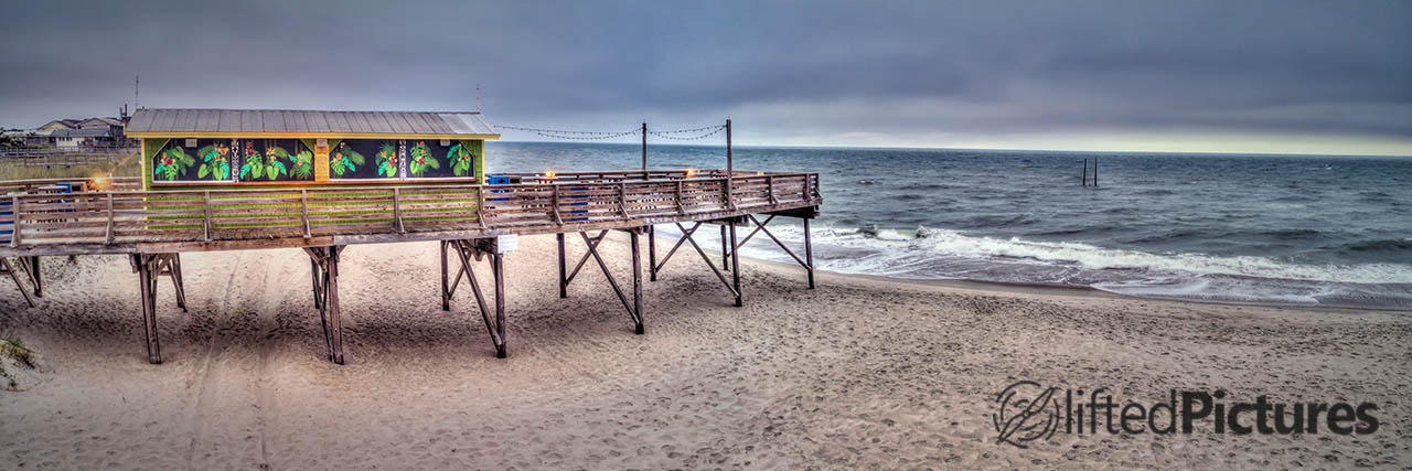 Tiki Sunrise Panorama fine art print